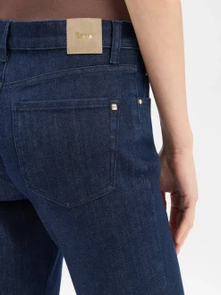 BRAX Damen Jeans in dark stone - Länge: verkürzt