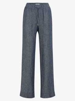 BRAX Damen Leinenhose - Farina in indigo - Länge: lang