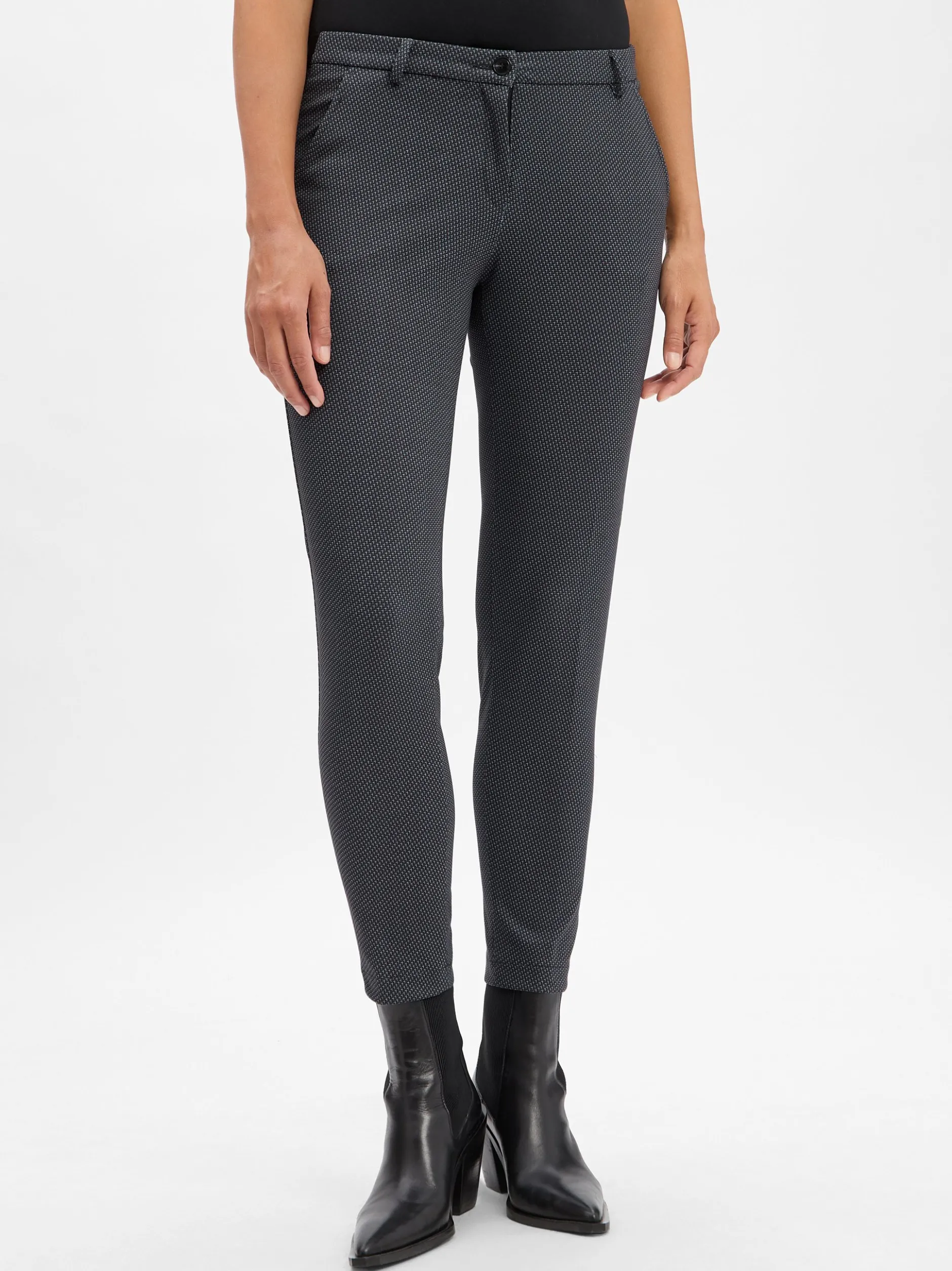 BRAX Damen Stoffhose - Maron S in marine schwarz