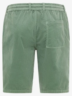 BRAX Herren Cord-Shorts - Balu CK in grün - Länge: kurz