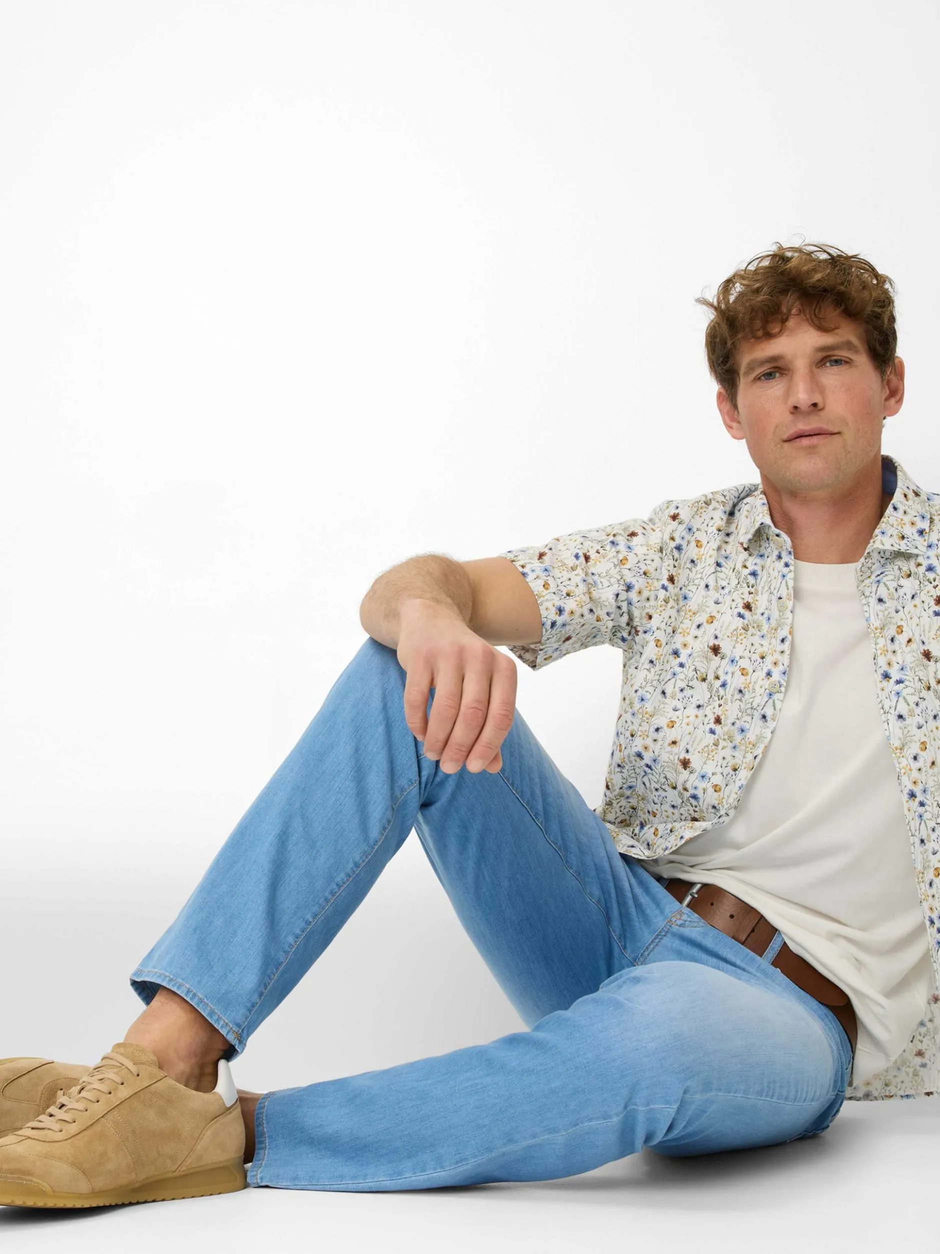 BRAX Herren Jeans - Cadiz in light stone - Länge: lang