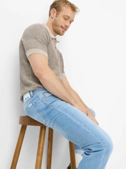 BRAX Herren Jeans - Clint in light stone - Länge: lang