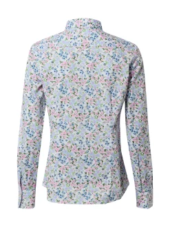 brookshire Damen Bluse in weiß mehrfarbig