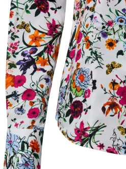 brookshire Damen Bluse in weiß mehrfarbig