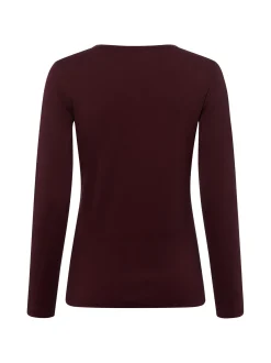 brookshire Damen Langarmshirt in bordeaux