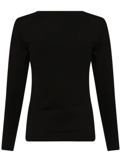 brookshire Damen Langarmshirt in schwarz