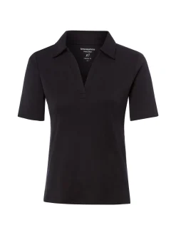 brookshire Damen Poloshirt in schwarz - Ärmel: kurzarm