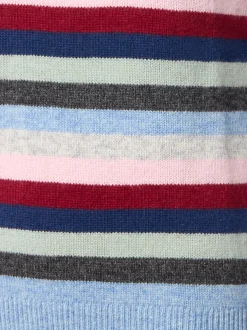 brookshire Damen Rollkragenpullover aus Wolle in hellblau mehrfarbig