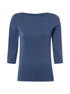 brookshire Damen Shirt in blau - Ausschnitt: U-Boot