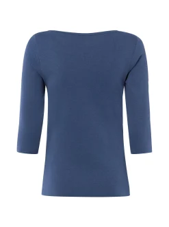 brookshire Damen Shirt in blau - Ausschnitt: U-Boot
