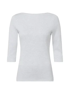 brookshire Damen Shirt in hellgrau - Ausschnitt: U-Boot