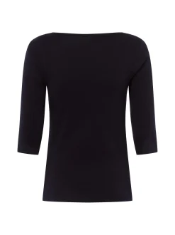 brookshire Damen Shirt in marine - Ausschnitt: U-Boot
