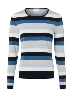 brookshire Damen Strickpullover in blau grau