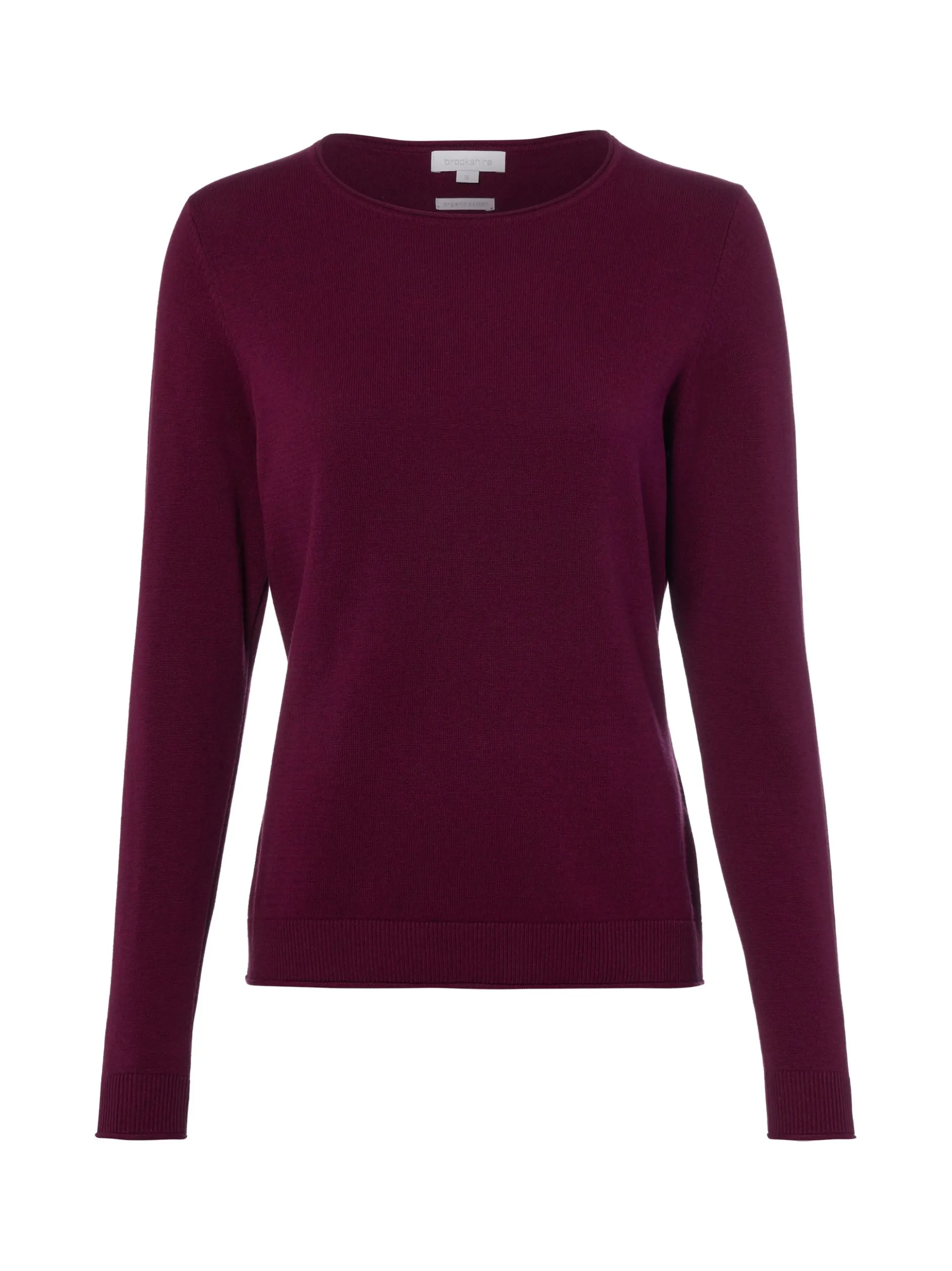 brookshire Damen Strickpullover in aubergine