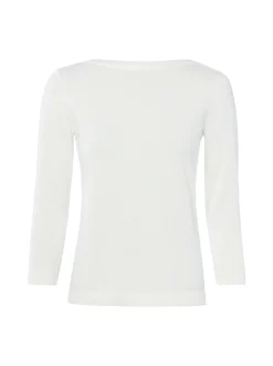 brookshire Damen Strickpullover in weiß - Ärmel: 3/4 Arm