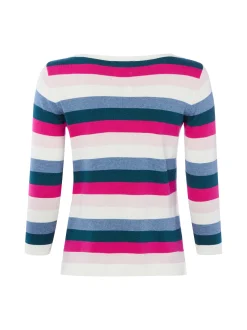 brookshire Damen Strickpullover in pink mehrfarbig