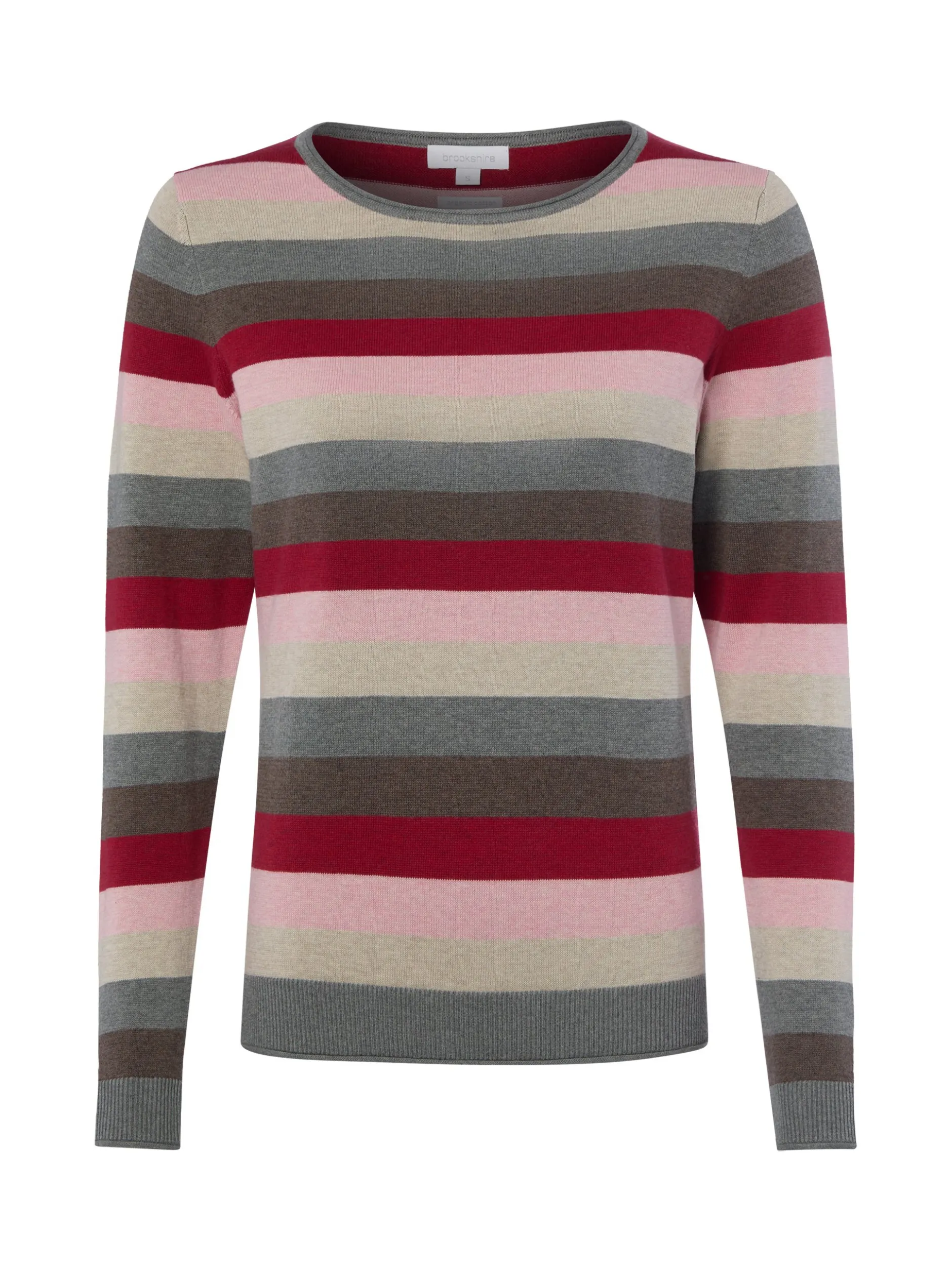 brookshire Damen Strickpullover in rot rosa