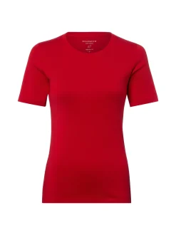 brookshire Damen T-Shirt in rot - Ausschnitt: Rundhals