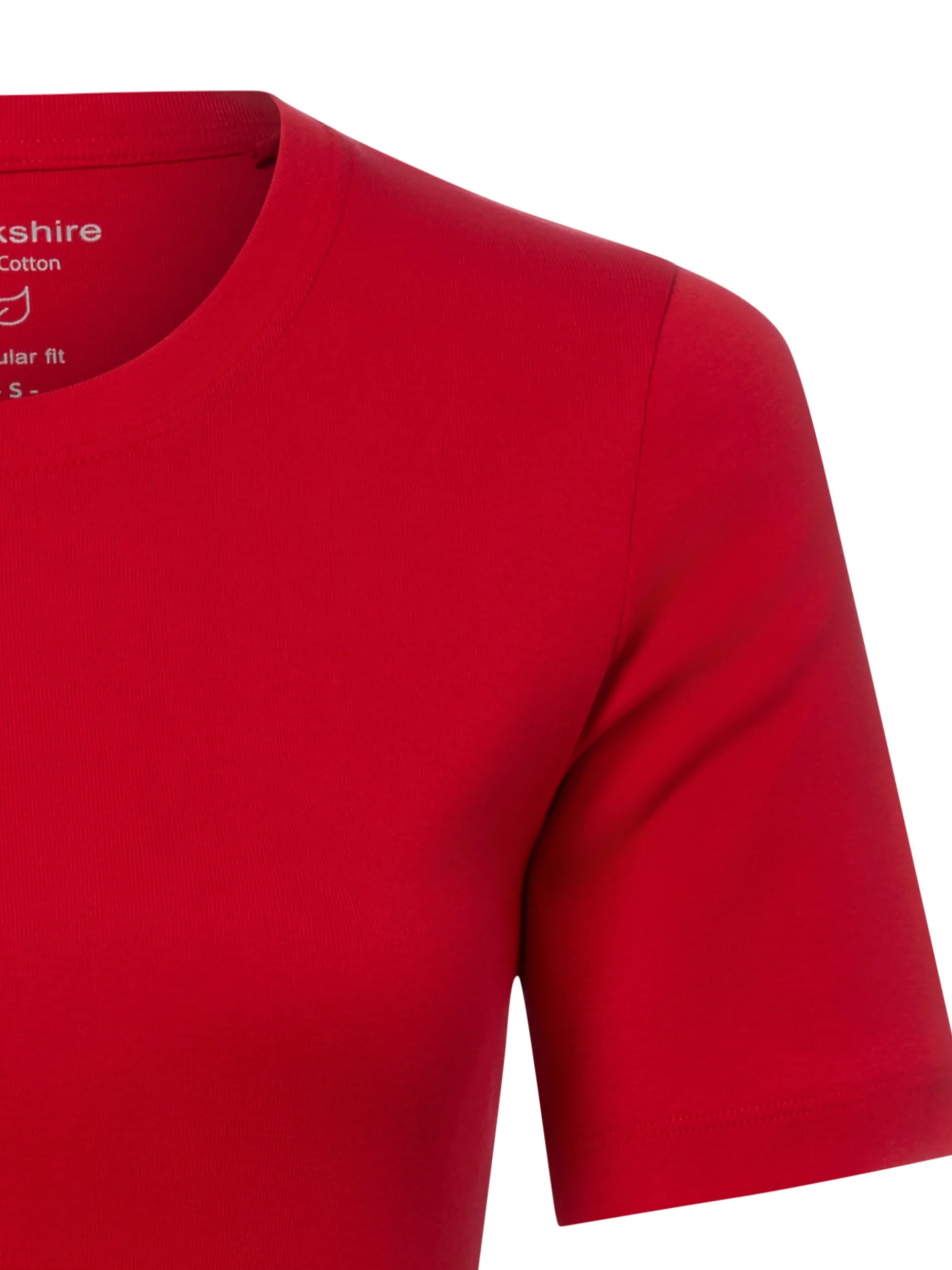 brookshire Damen T-Shirt in rot - Ausschnitt: Rundhals