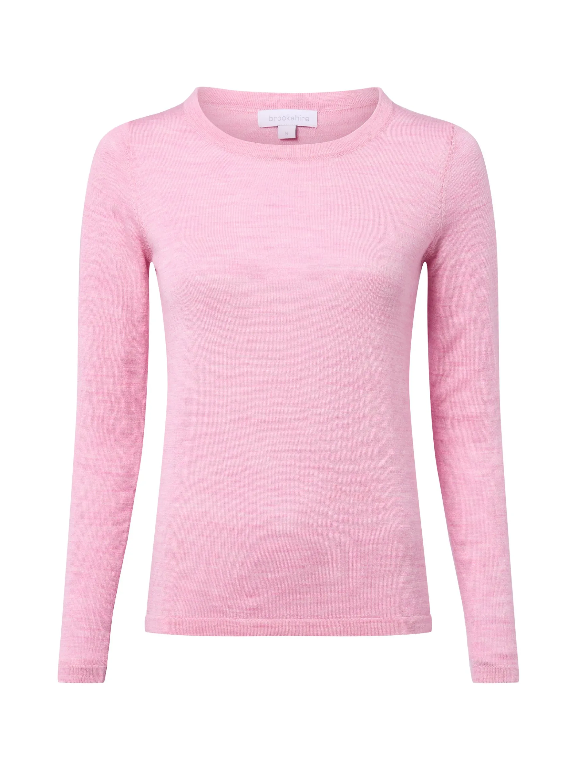 brookshire Damen Wollpullover aus Merino in rosa