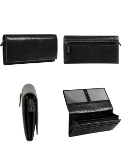 Bruno Banani Damen Geldbörse in schwarz
