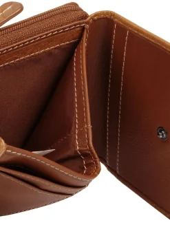 Bruno Banani Damen Geldbörse in cognac