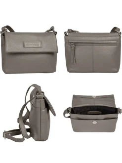 Bruno Banani Damen Umhängetasche in grau