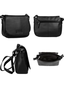 Bruno Banani Damen Umhängetasche in schwarz