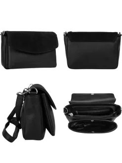 Bruno Banani Damen Umhängetasche in schwarz