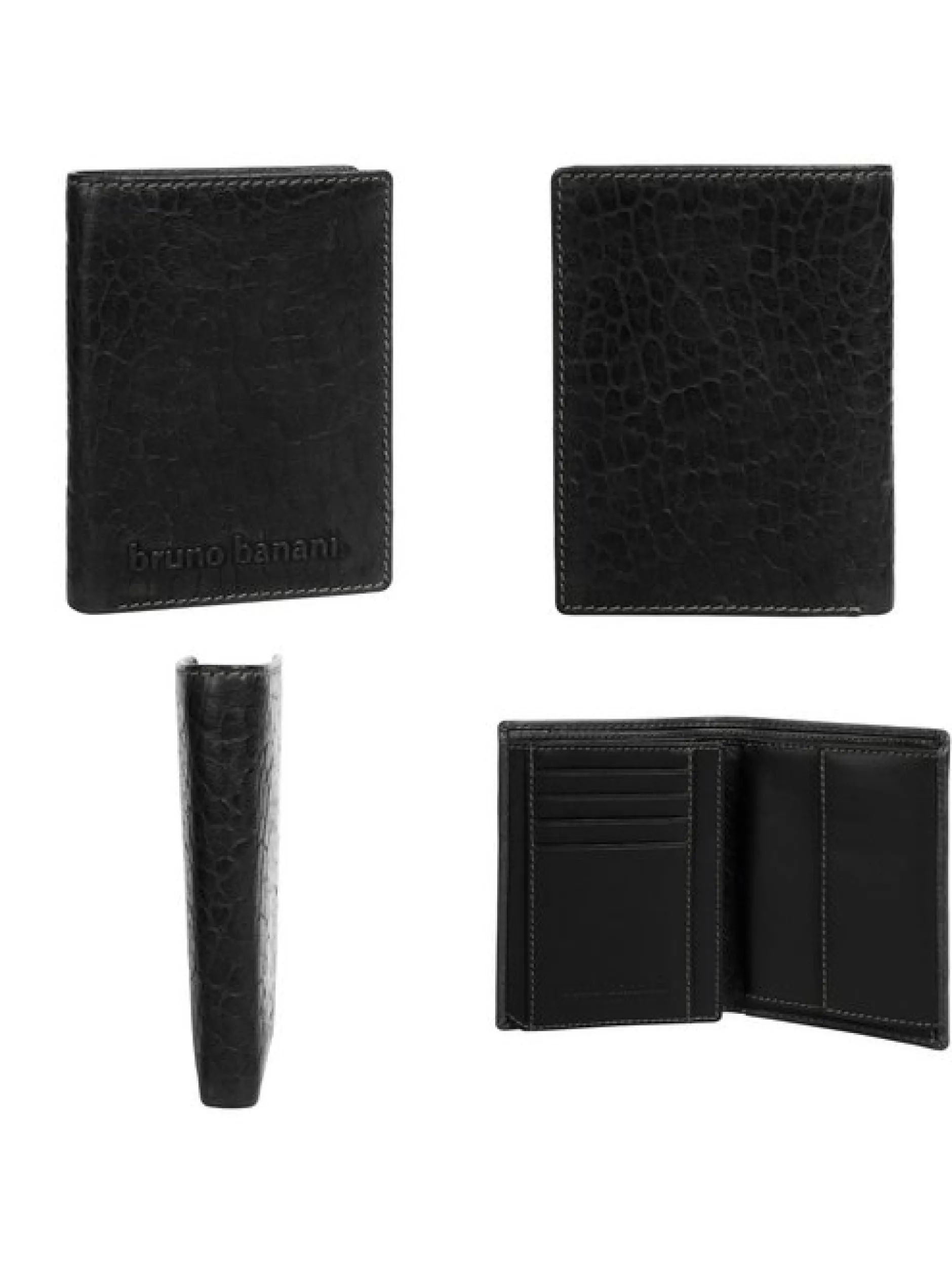 Bruno Banani Unisex Geldbörse in schwarz