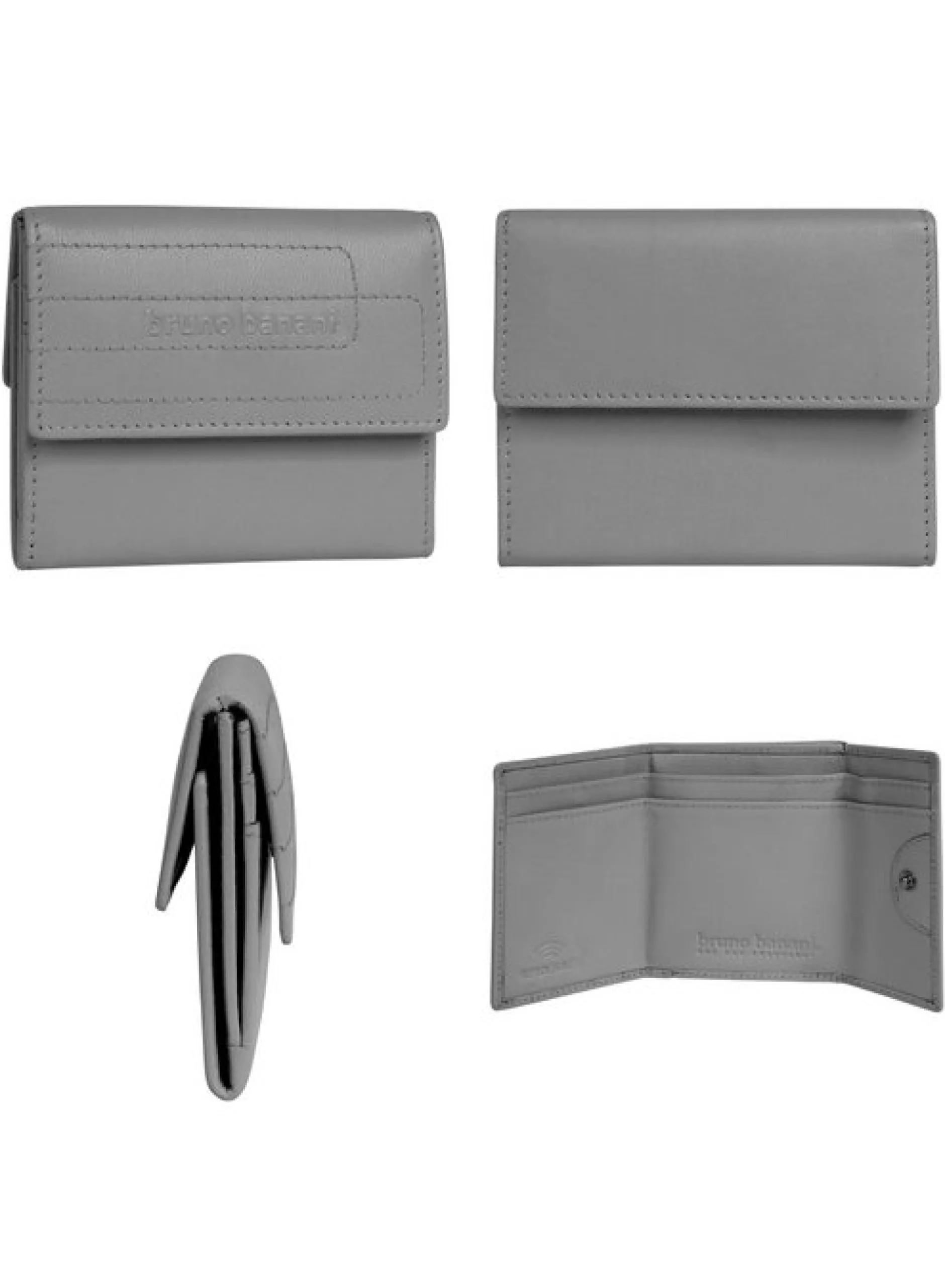 Bruno Banani Unisex Geldbörse in grau