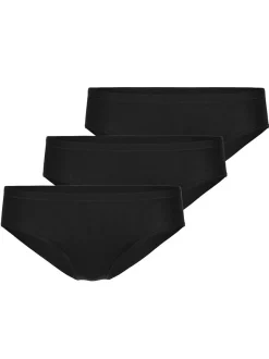 Calida Damen Slip 3er Pack in schwarz