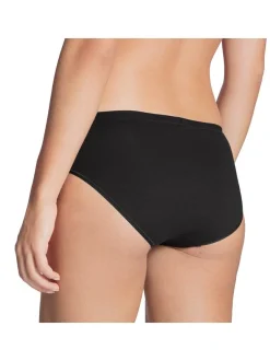 Calida Damen Slip 3er Pack in schwarz