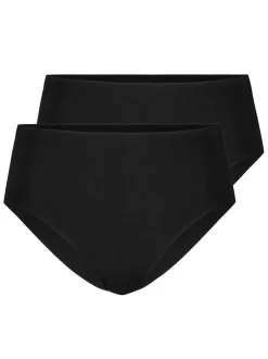Calida Damen Slips im 2er-Pack in schwarz