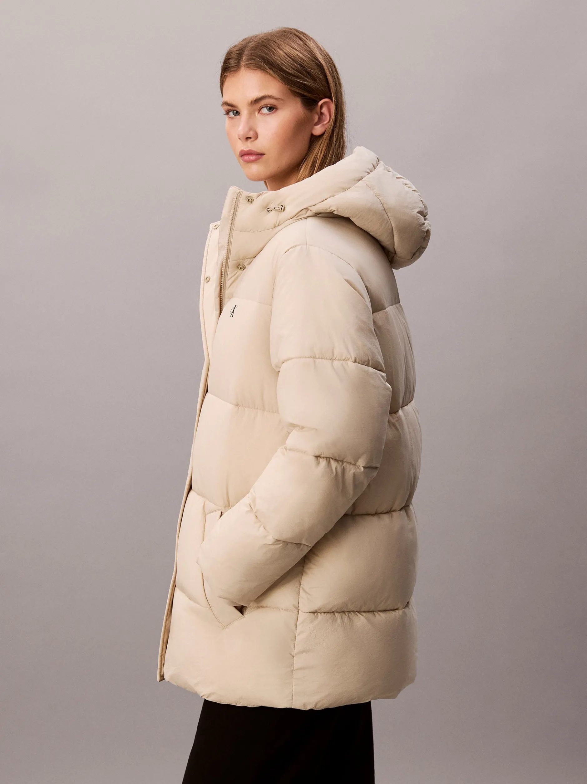 Calvin Klein Jeans Damen Funktionsjacke in beige