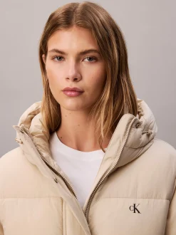 Calvin Klein Jeans Damen Funktionsjacke in beige