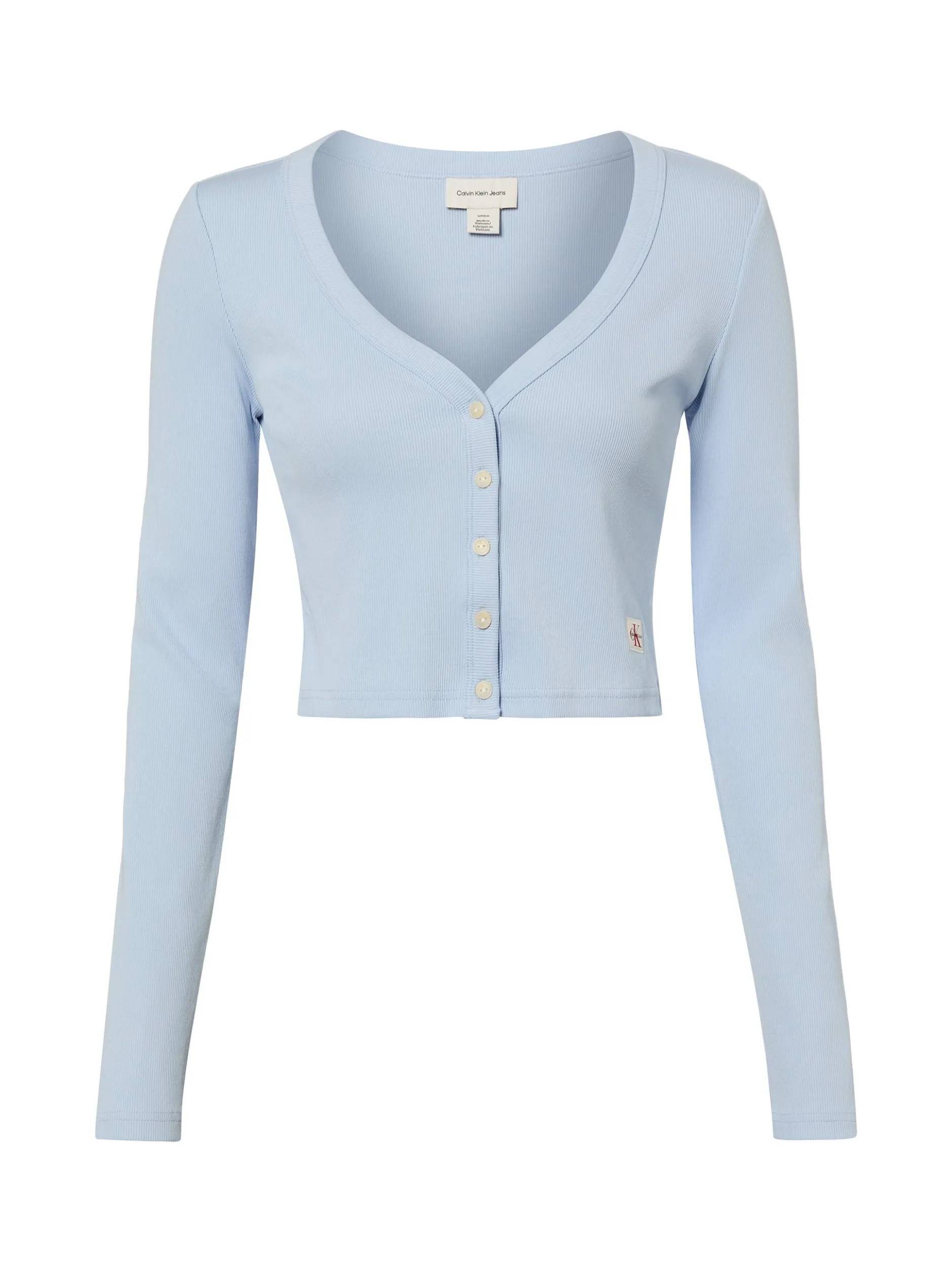Calvin Klein Jeans Damen Langarmshirt in hellblau