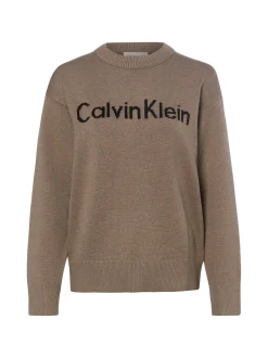 Calvin Klein Jeans Damen Strickpullover in schlamm