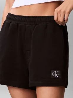 Calvin Klein Jeans Damen Sweatshorts in schwarz