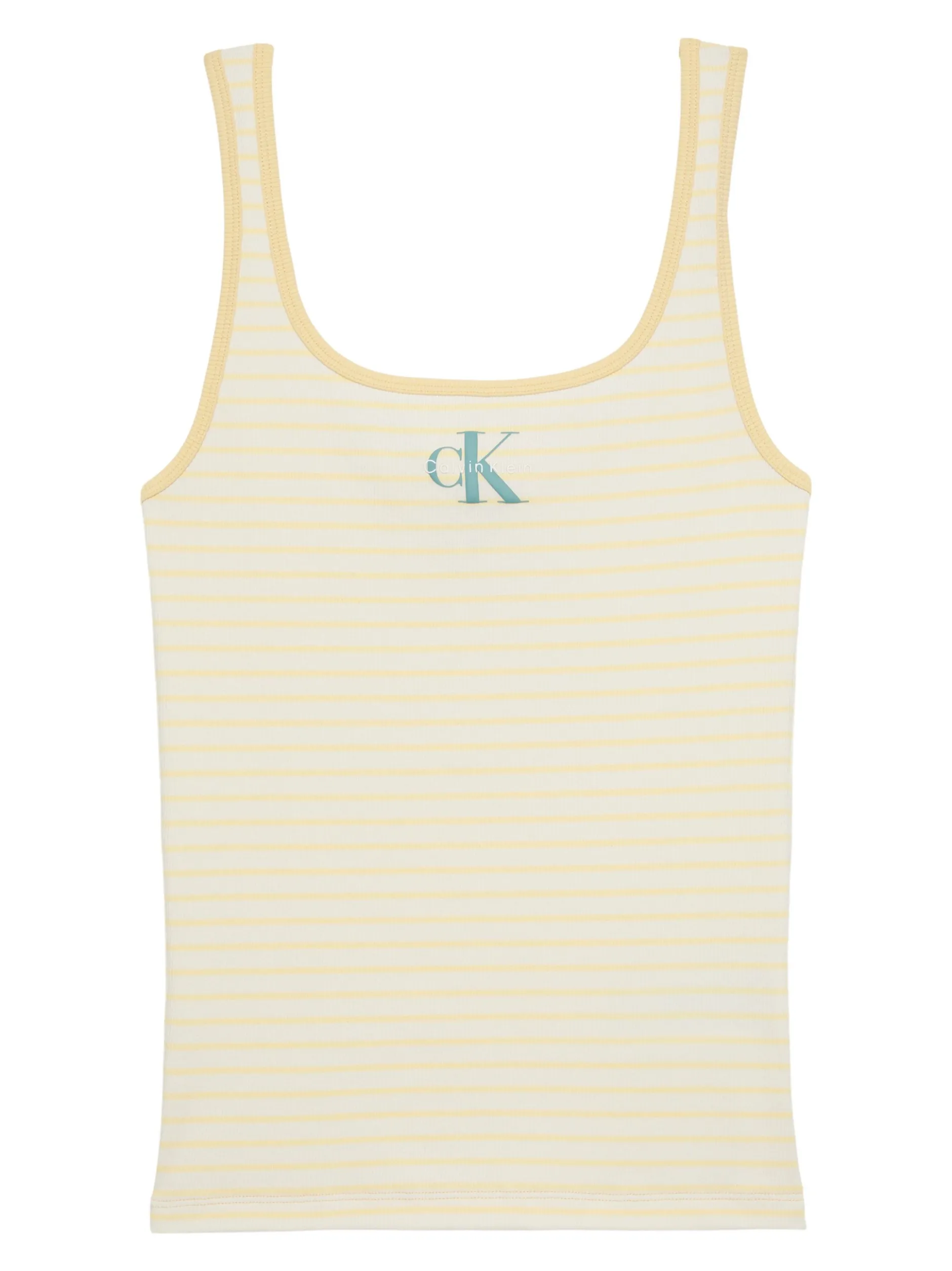 Calvin Klein Jeans Damen Tanktop in vanille weiß