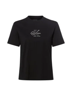 Calvin Klein Jeans Damen T-Shirt in schwarz