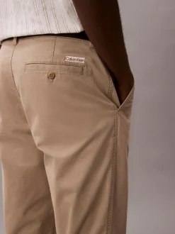 Calvin Klein Jeans Herren Chino in camel - Länge: lang