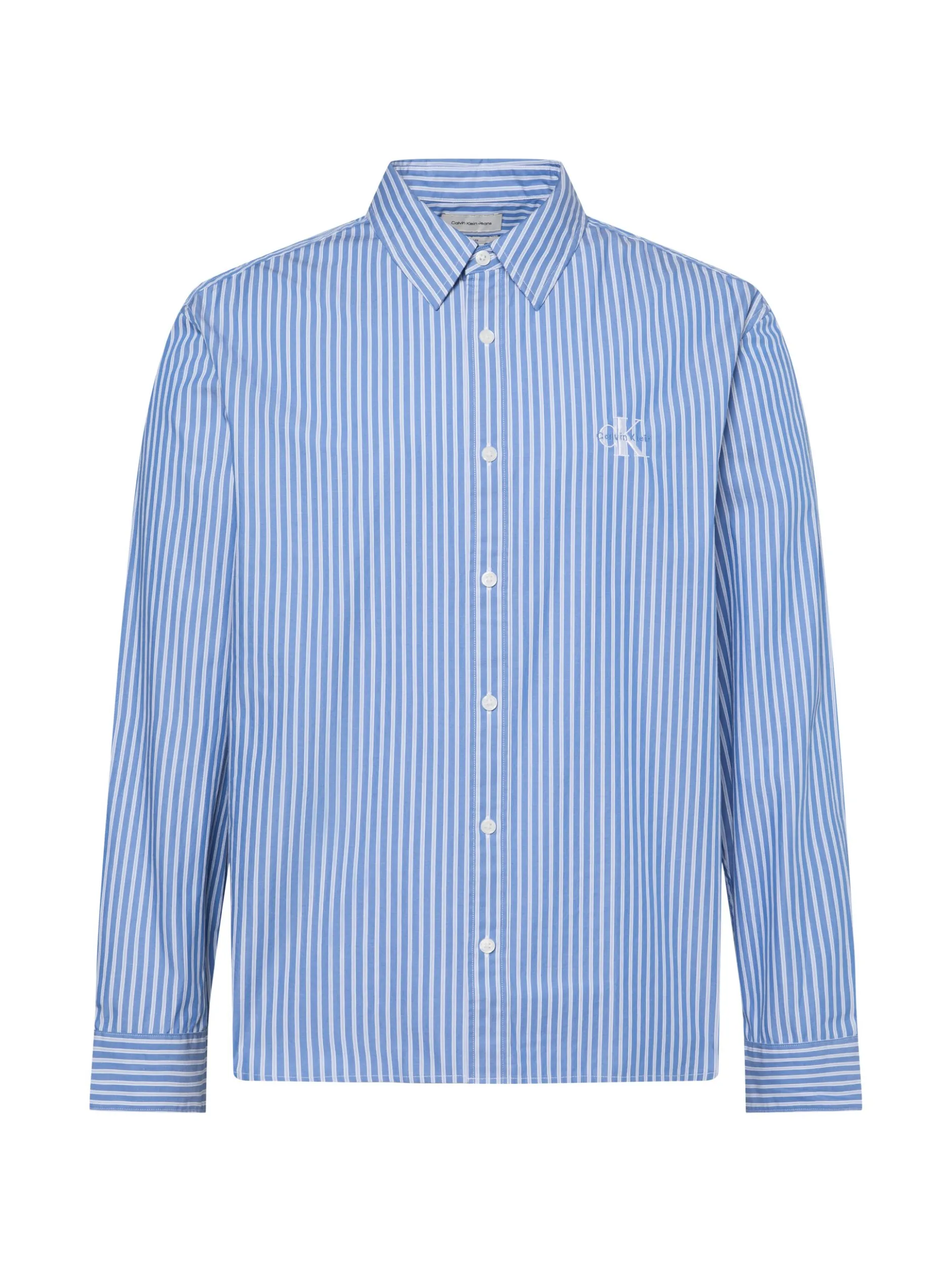 Calvin Klein Jeans Herren Freizeithemd in blau weiß