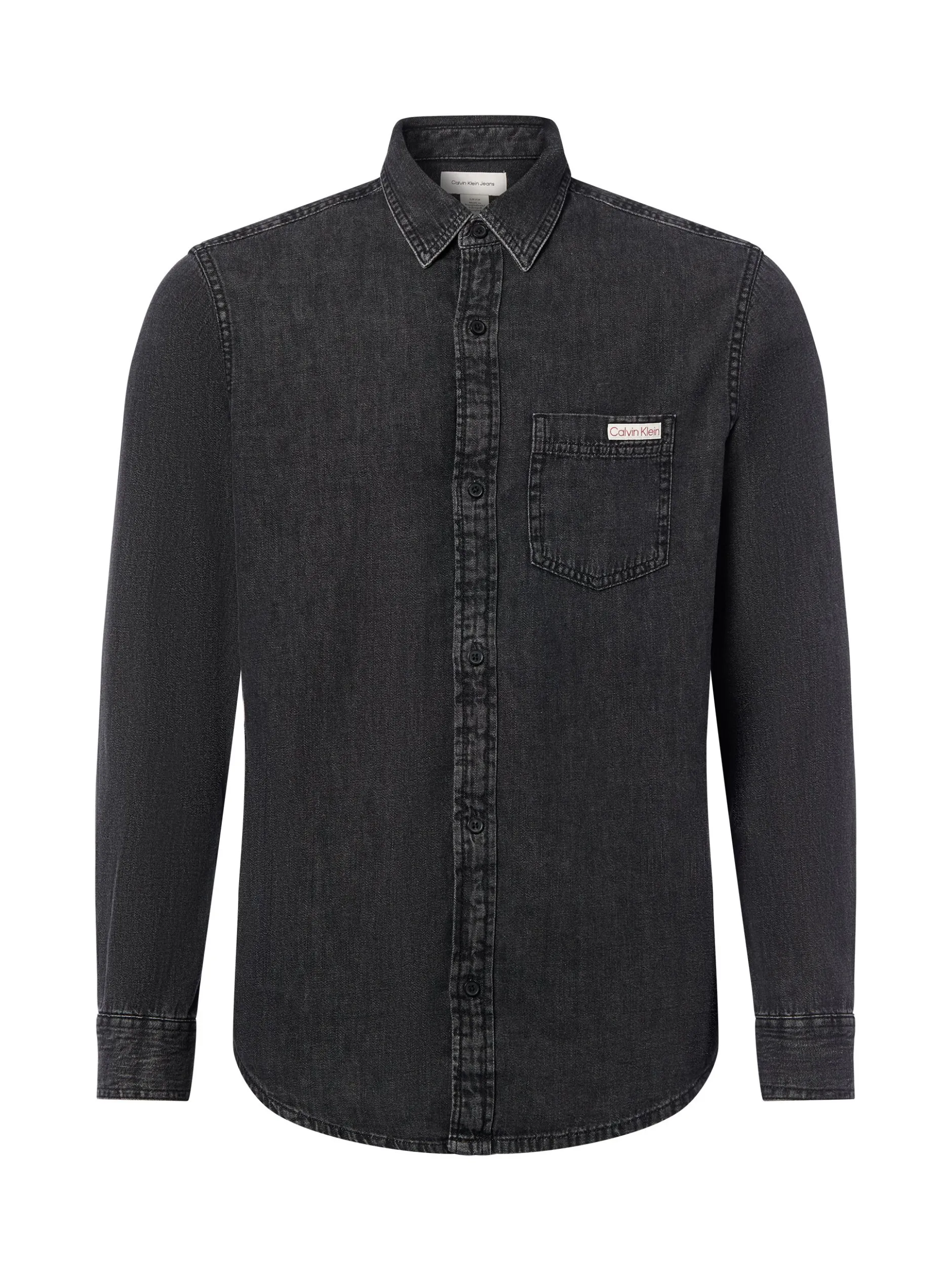 Calvin Klein Jeans Herren Jeanshemd in anthrazit