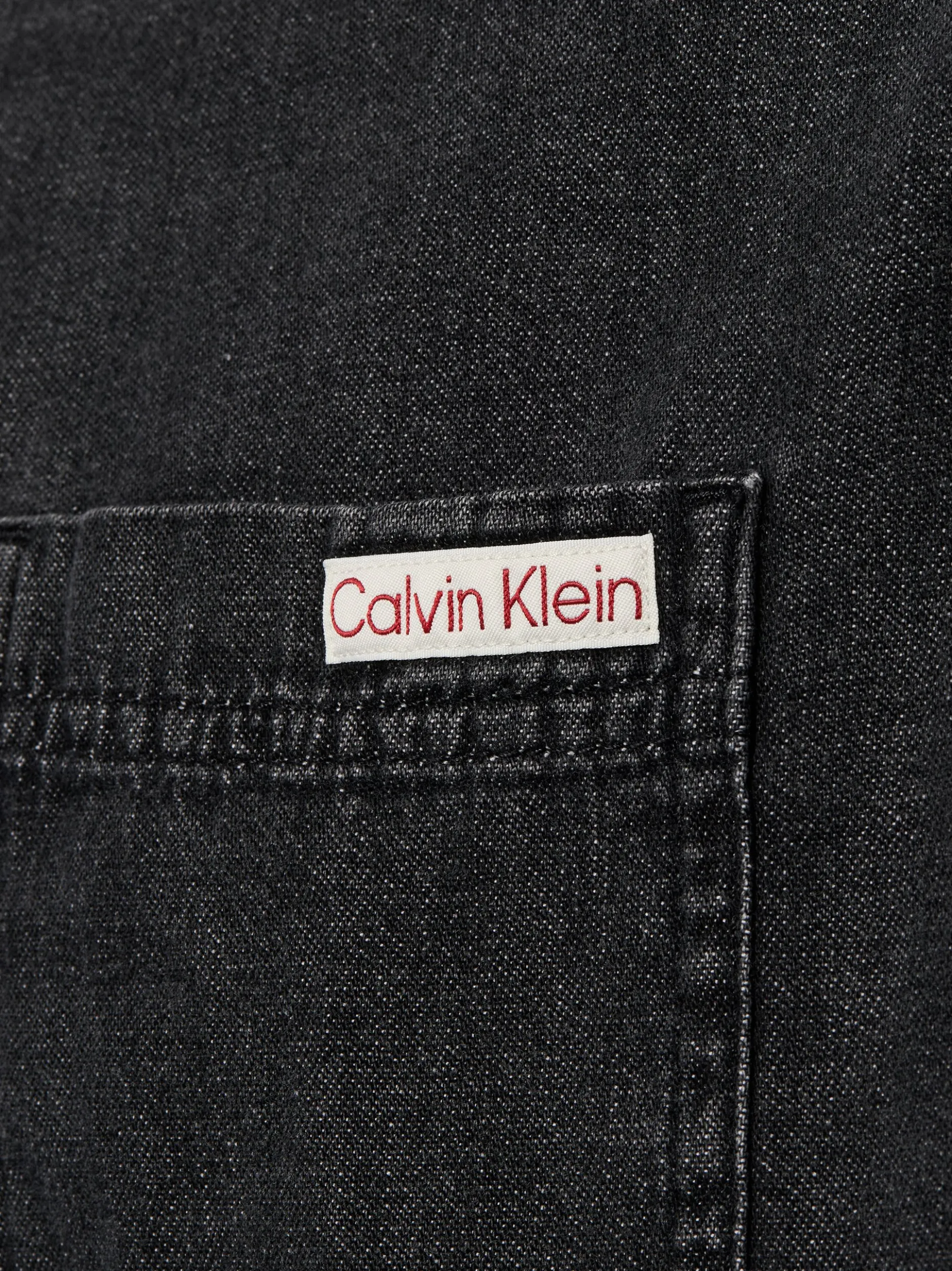 Calvin Klein Jeans Herren Jeanshemd in anthrazit