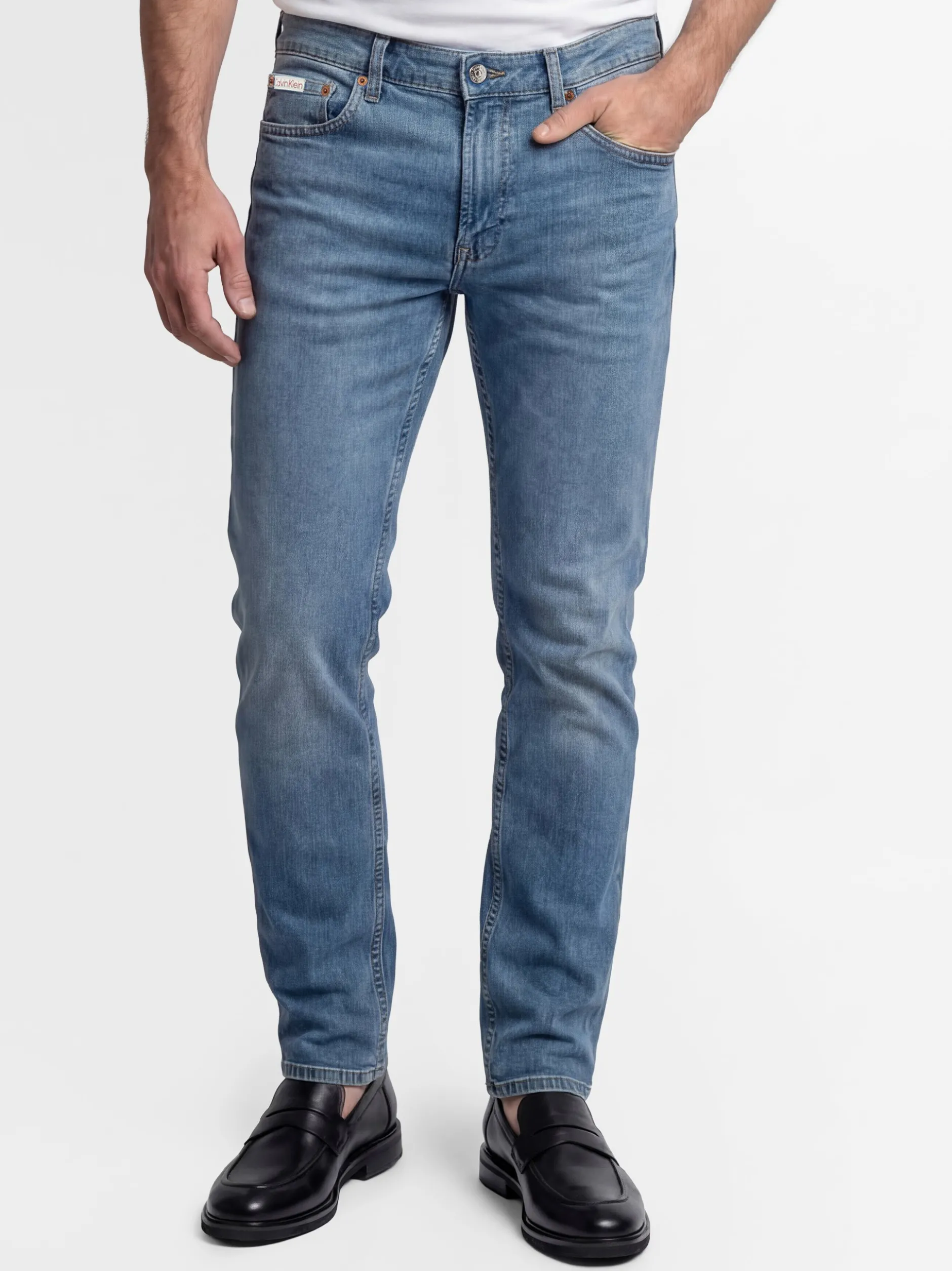 Calvin Klein Jeans Herren Jeans in light stone