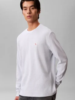 Calvin Klein Jeans Herren Langarmshirt in hellblau