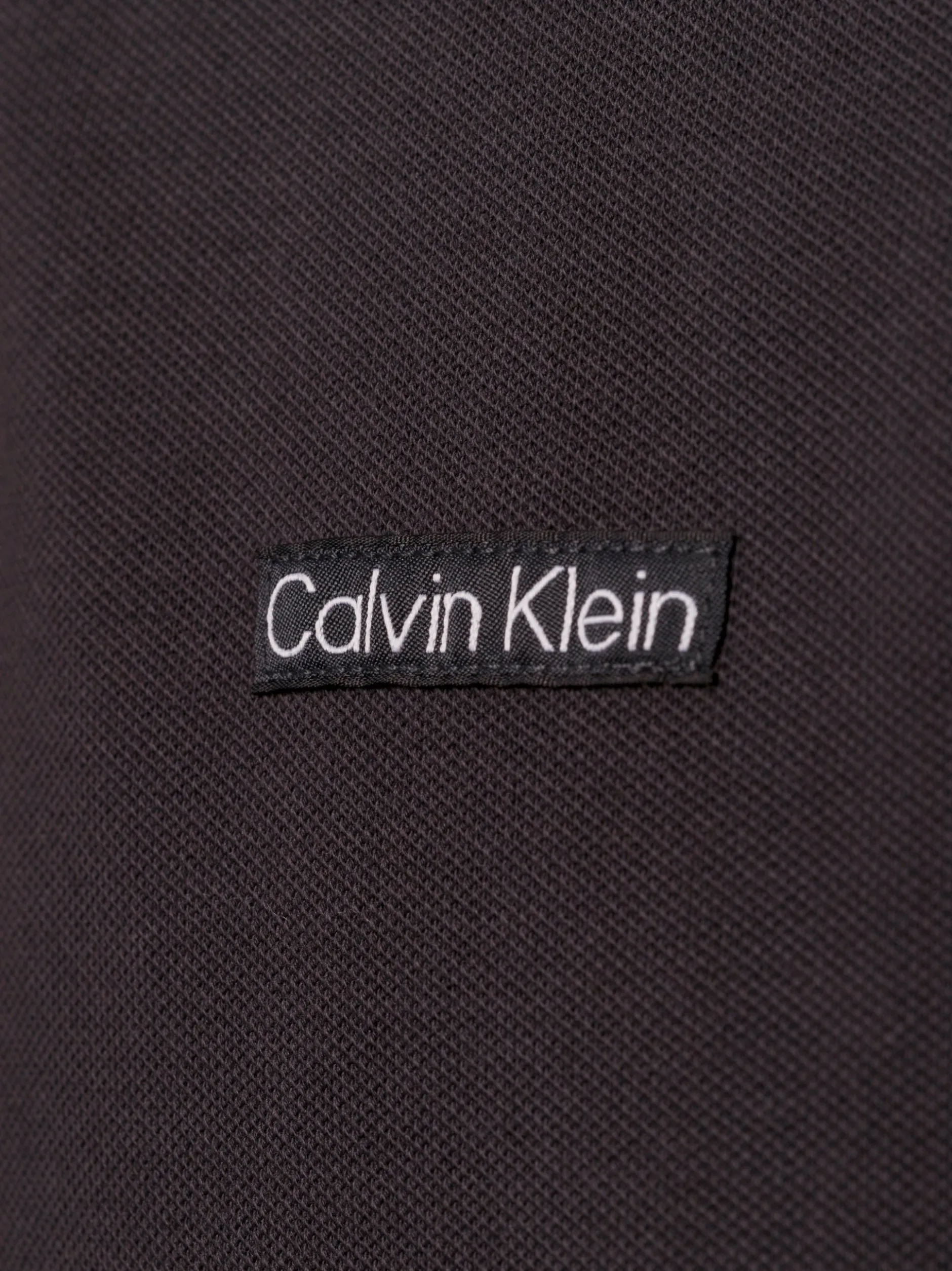 Calvin Klein Jeans Herren Poloshirt in schwarz