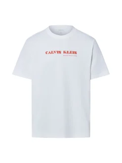 Calvin Klein Jeans Herren T-Shirt in weiß terra