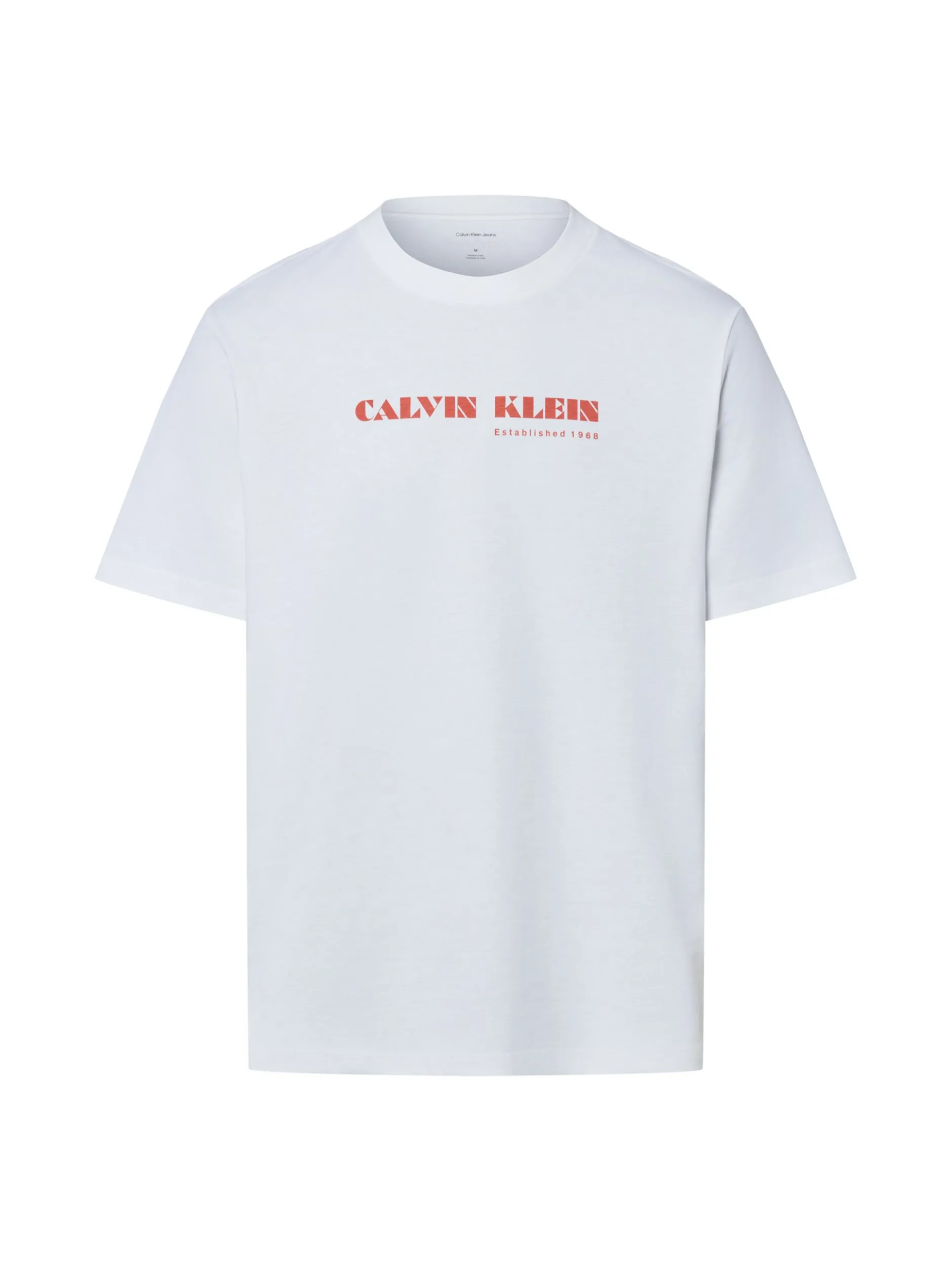 Calvin Klein Jeans Herren T-Shirt in weiß terra
